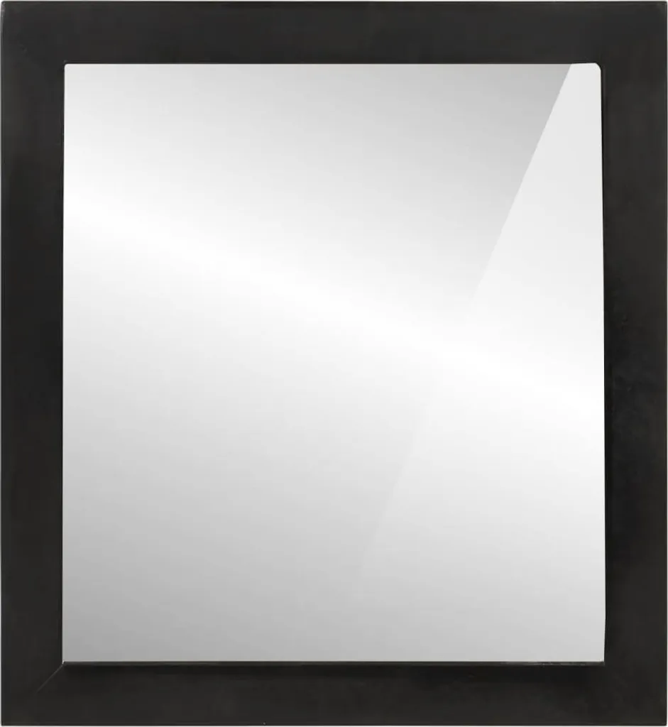 Miroir salle de bain bois massif manguier 55x60 cm verre haute qualité