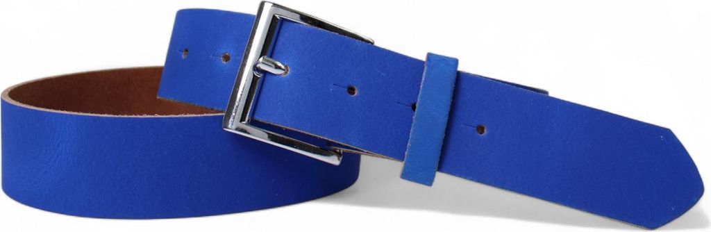 FRONHOFER klassischer Ledergürtel 4 cm glänzender Gürtelschnalle, echt Leder, viele Farben