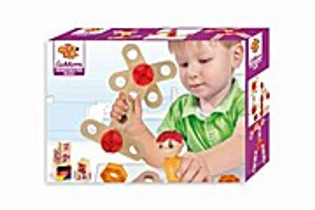 Jeu de construction en bois Eichhorn Constructor Maxi pour enfants 3+ - 2