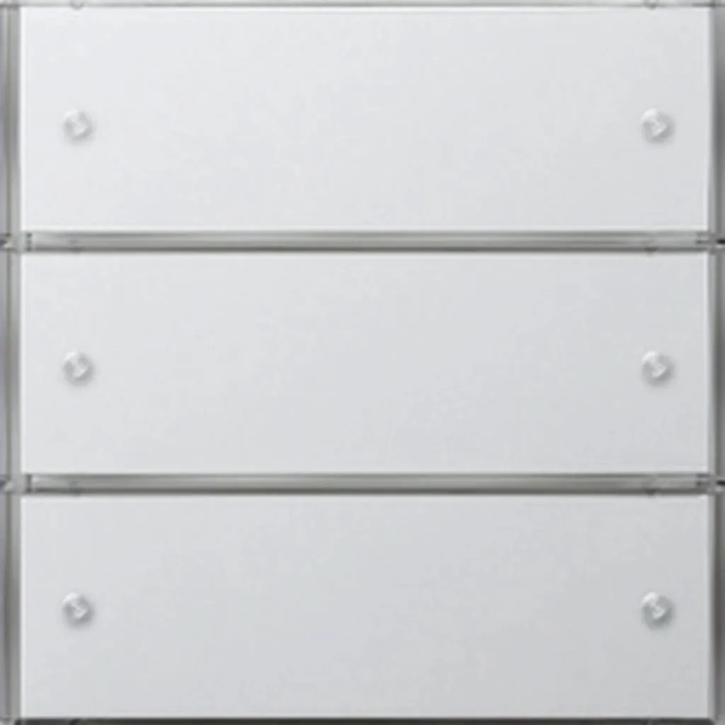 Interrupteur KNX Gira 3 touches Confort blanc brillant 1 pièce 513303