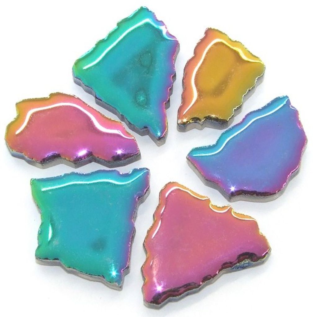 Flip -Keramik Mosaik ca. 65 Steinchen bunt mix (alle Farben); 750g