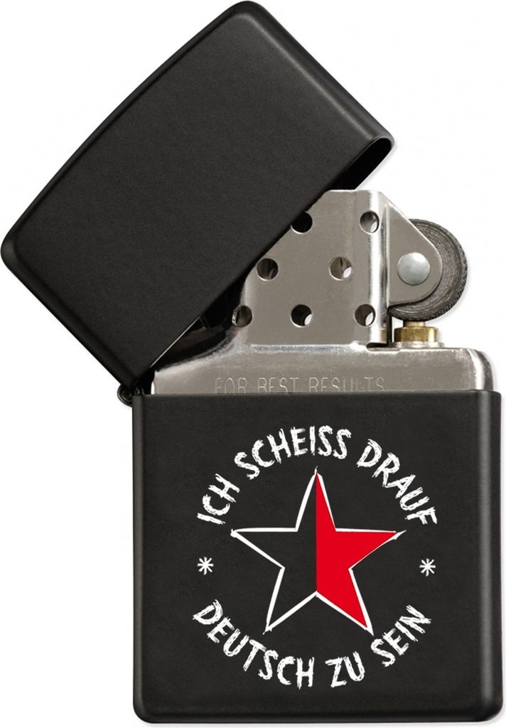 Ich scheiss drauf - Benzinfeuerzeug