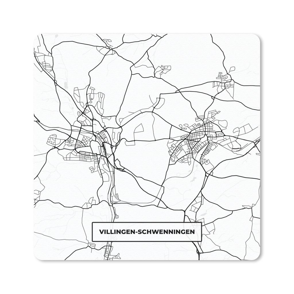 MuchoWow® Mauspad Mousepad Stadtplan - Karte - Produktbild 