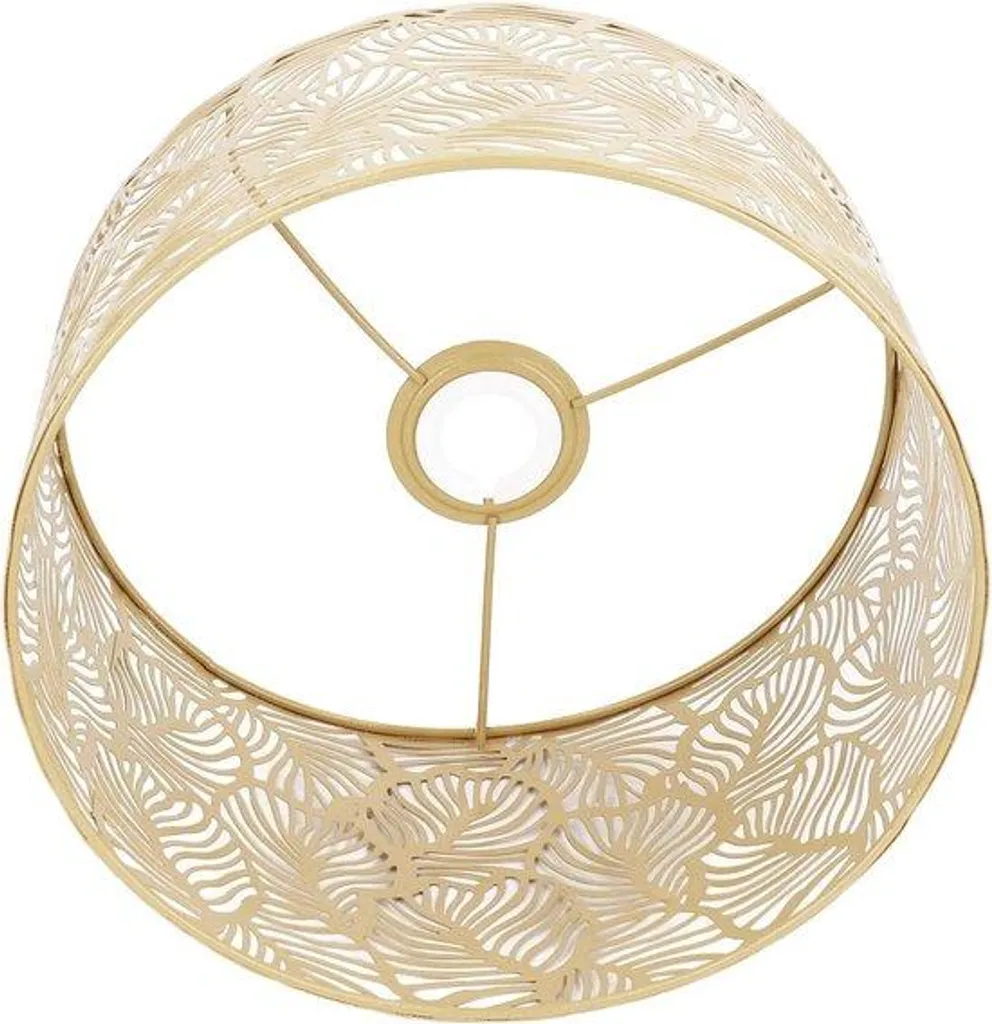 Petite lampe de chevet dorée culot E27 diamètre 25 cm finition métal