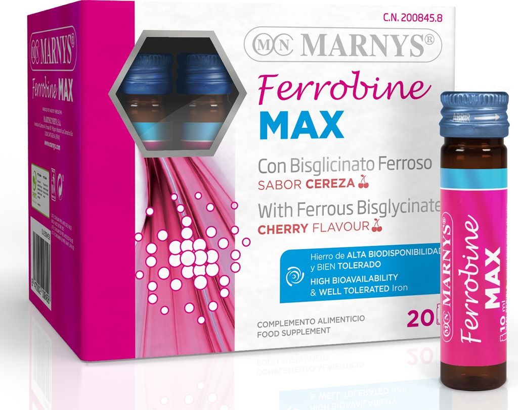 MARNYS® Ferrobine MAX - Płynny suplement żelaza o wysokiej Zdjęcie produktu 