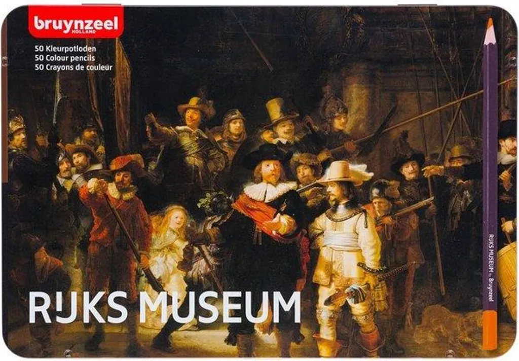 Set 50 Matite Bruynzeel Rijksmuseum Night Watch - Pigmenti Alta Qualità
