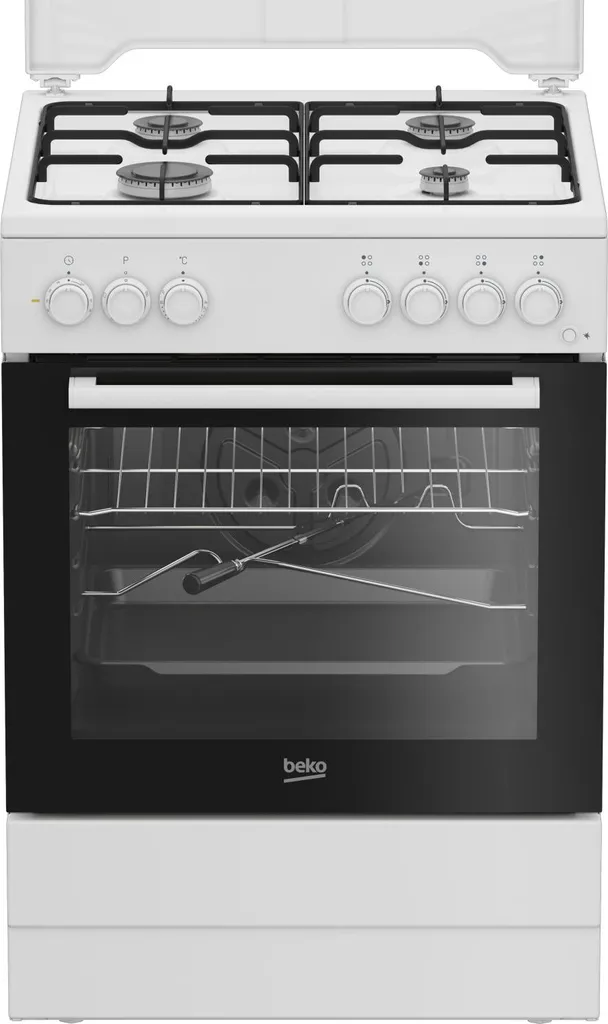 Cuisinière Beko FBST62110DW : la solution mixte gaz électricité fiable