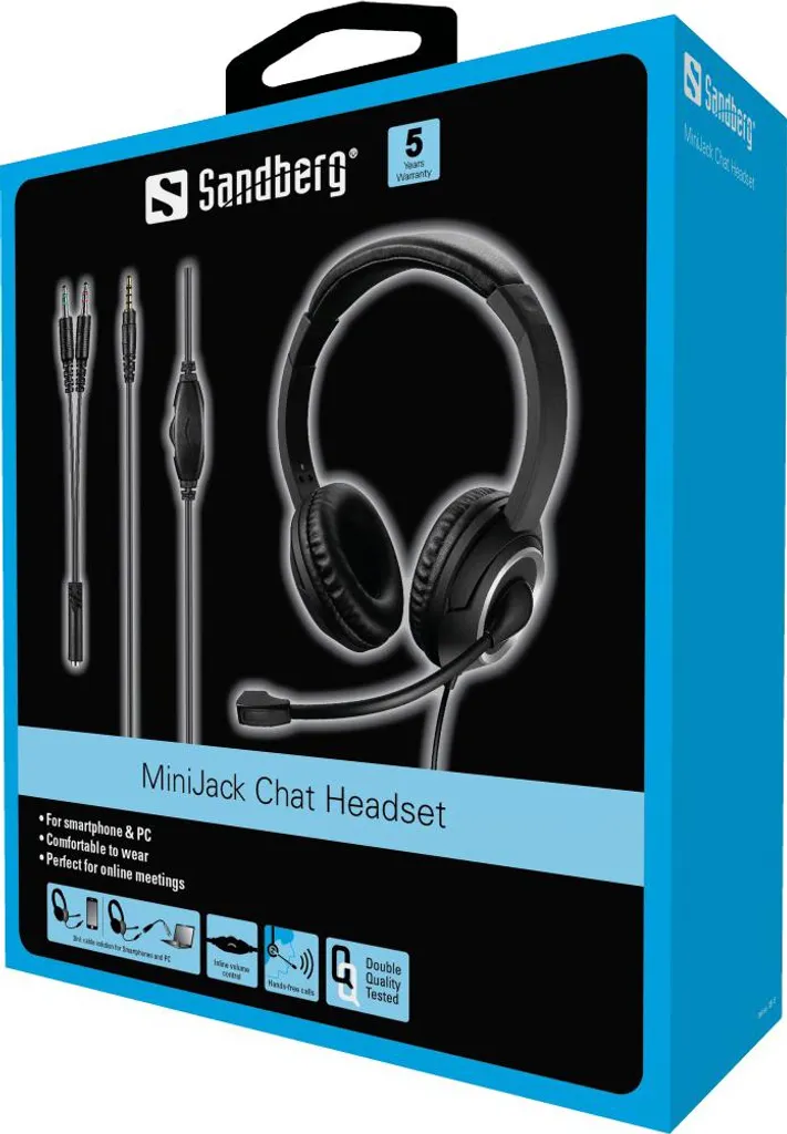 Casque de Chat Sandberg MiniJack avec Oreilles Lumineuses et Son Sûr - 4