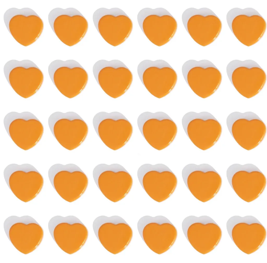 Aimants pour tableau blanc puissants et mini aimants orange décoratifs