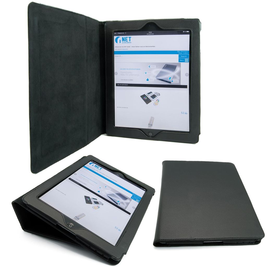 iPad Tasche Case Hülle Schwarz