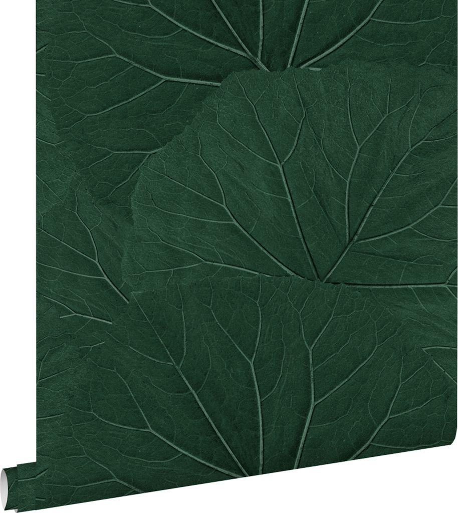 ESTAhome tapeta velké listy smaragdově zelená 53 cm x 10,05 Obrázek produktu 