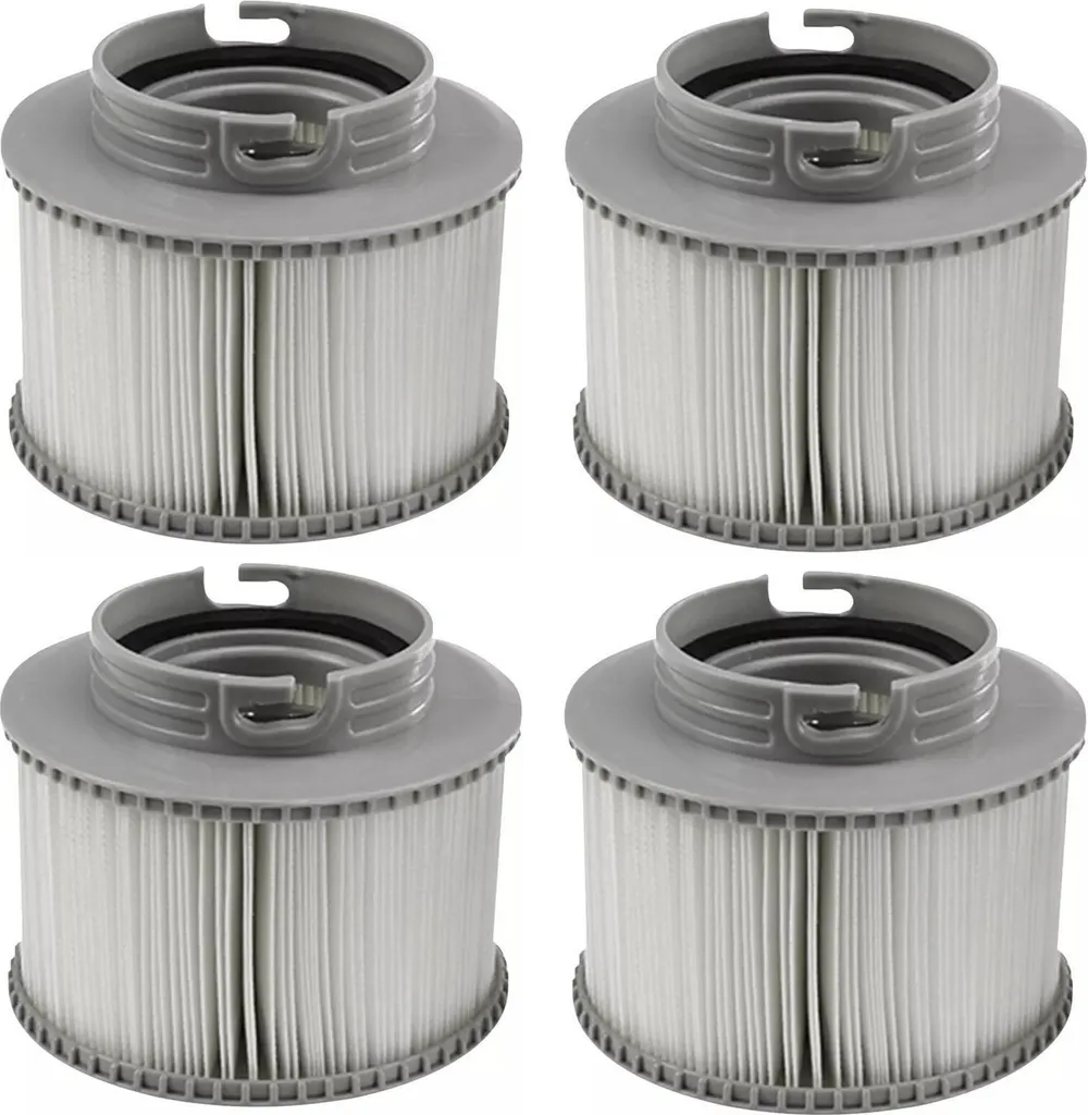 Lot de 4 Filtres Haute Performance pour Spa MSpa avec Filtration Renforcée