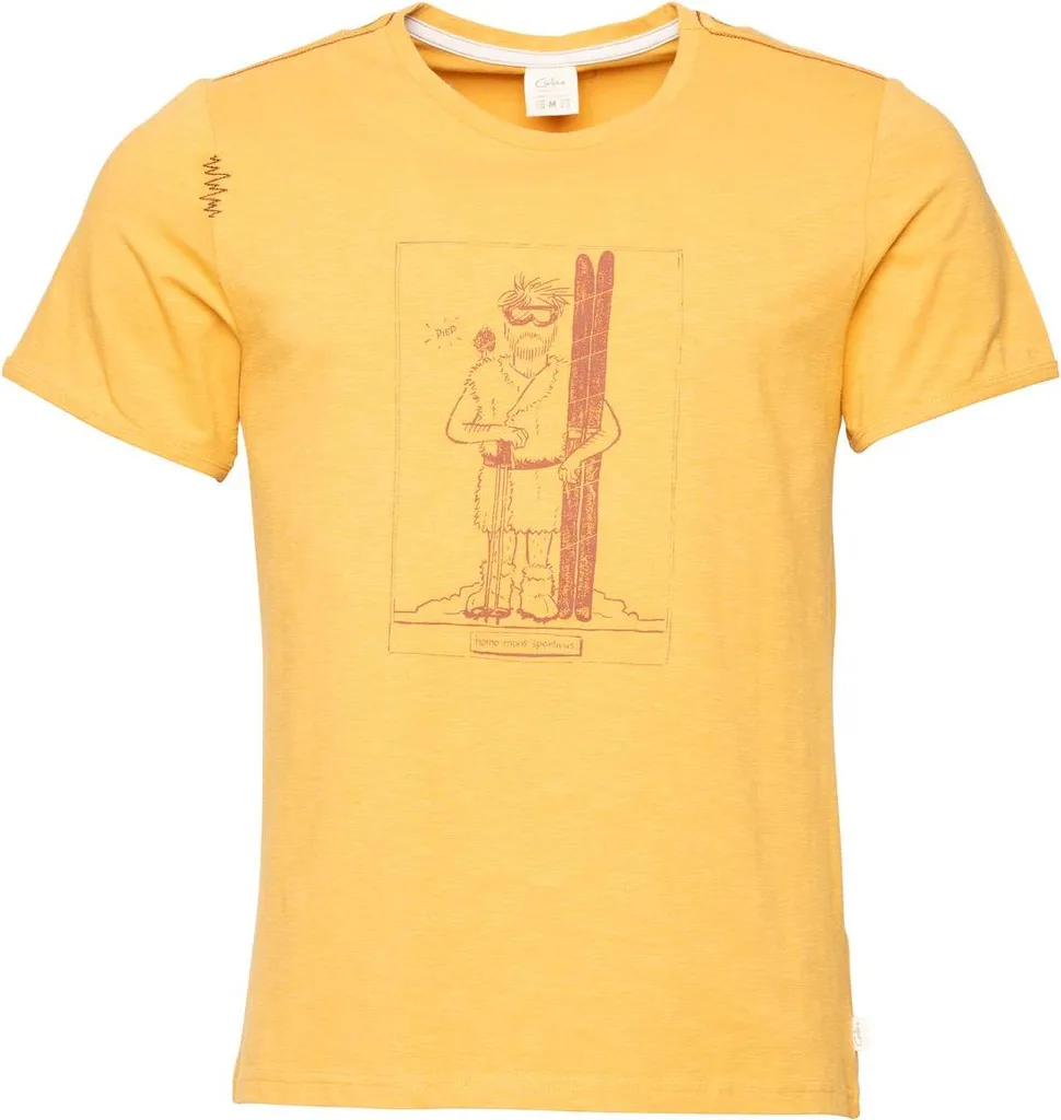 T-shirt Anti-Irritation Chillaz Homo Mons Sportivus Jaune M pour Grimpeur