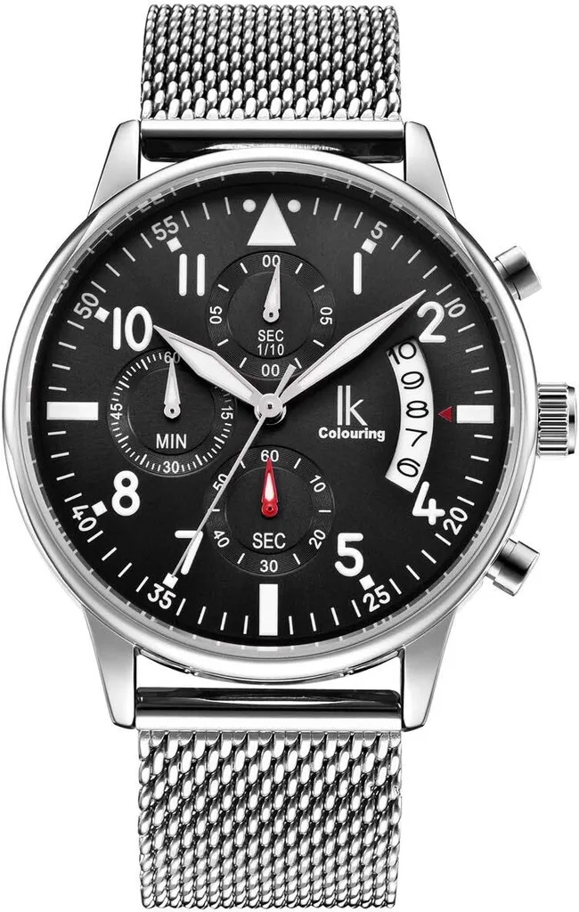 Orologio Da Uomo In Acciaio Inox Con Quadrante Ispirato Ai Cerchioni Auto – Movimento Quarzo Giapponese, Impermeabile 30m, Rosso