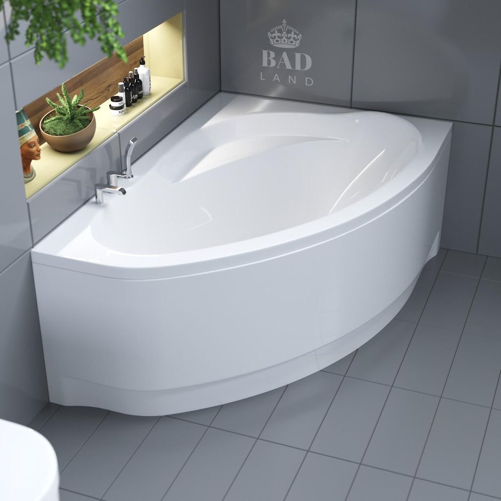 BADLAND Eckbadewanne Badewanne Marea RECHTS 160x100 mit Produktbild