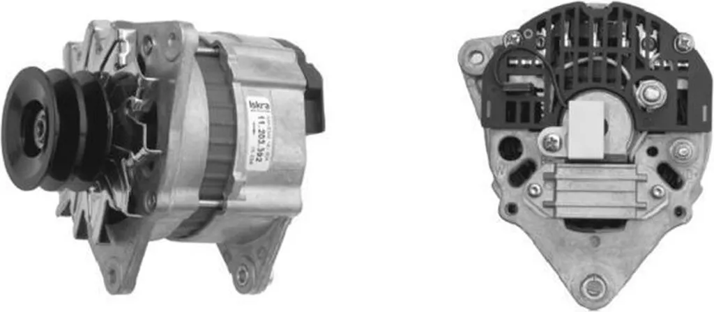 Alternateur robuste MAHLE double disque 14V 80A pour tracteur AGCO
