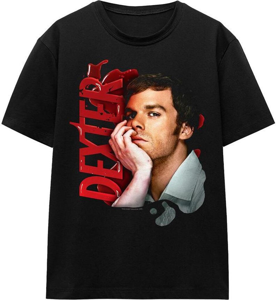 Dexter - T-Shirt für Herren/Damen Uni TV15622 (XXL) (Schwarz)