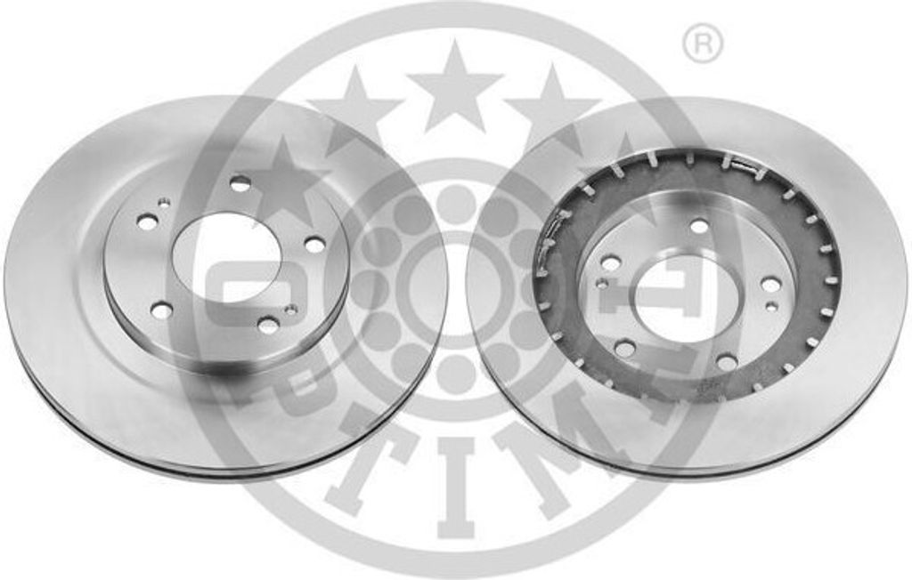2x OPTIMAL Bremsscheibe BS-8522C vorne für MITSUBISHI PAJERO PININ (H6_W H7_W)