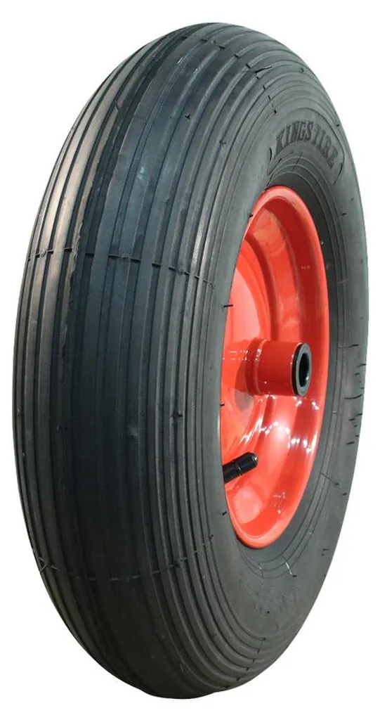 Roue increvable 4PR 2.50Ax8 S-2301 ETO robuste et fluide à rouleaux