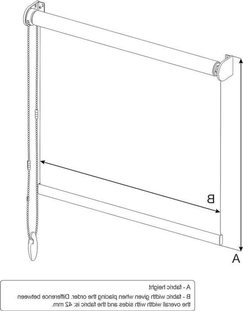 Halblicht-Schermrollos in hellgrau Stoffen Innengardinen Raumdekoration B90 x H300 cm