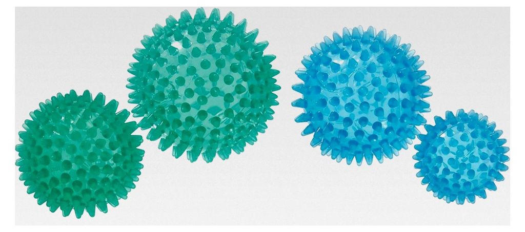 Reflexball Igelball grün 8 cm