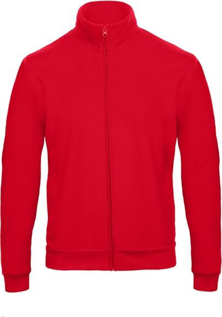 Herren Sweatjacke - B&C ID.206 50/50 - red - Größe M