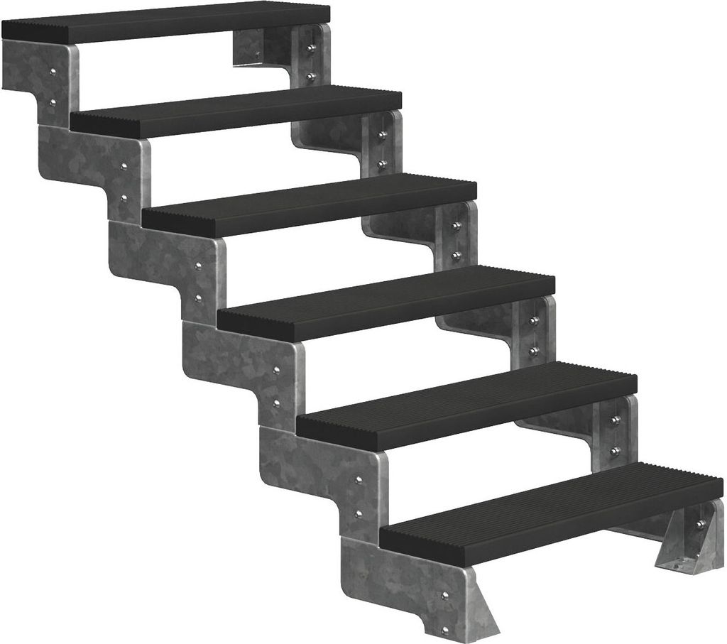 Dolle Außentreppe Gardentop 108-132cm Geschosshöhe mit Produktbild 