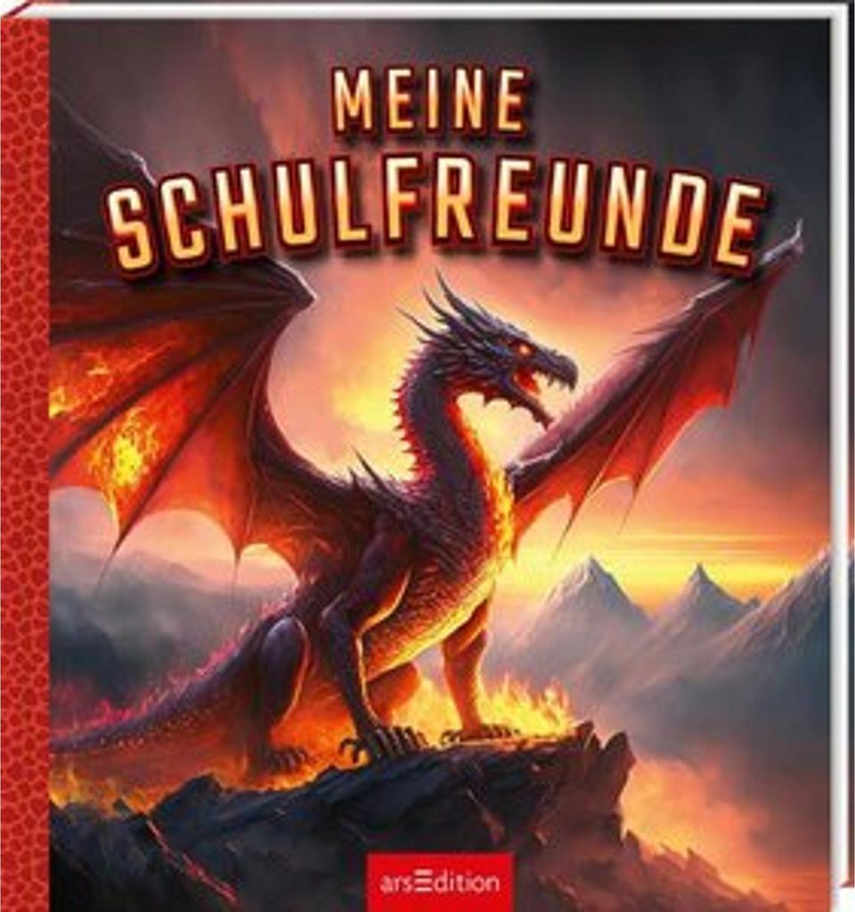 Freundebuch Drachen für Grundschule, Geschenk zum Image du produit 