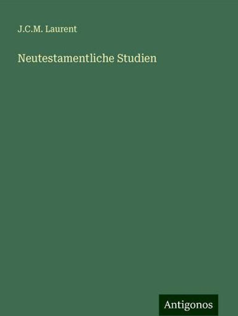 Neutestamentliche Studien