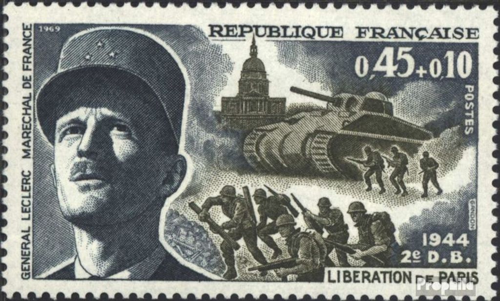 Briefmarken Frankreich 1969 Mi 1681 (kompl.Ausg.) postfrisch Rückeroberung
