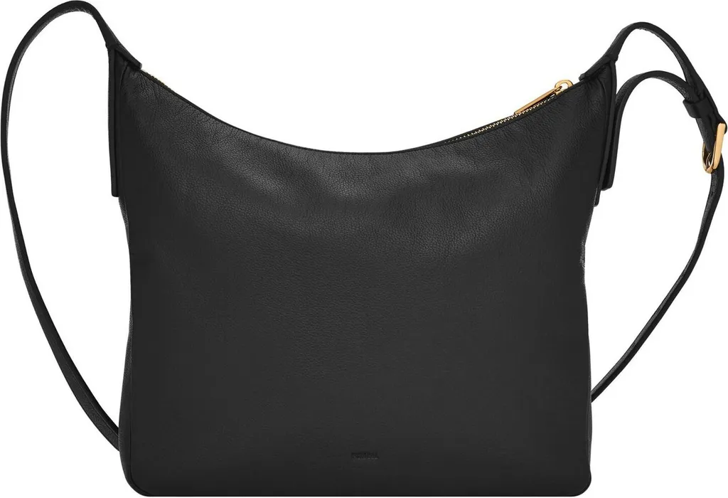 Sac à épaule bandoulière Fossil Cecilia Shoulderbag en cuir noir chic