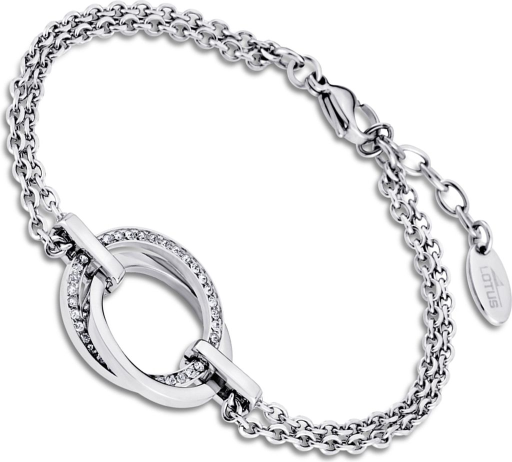 Lotus Style Armband 2-reihig Ringe LS1780-2/1 Strass Produktbild 