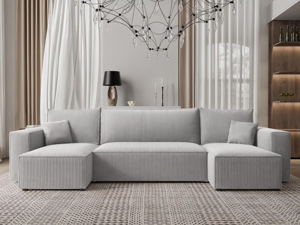Idohome Ecksofa- Wohnzimmer Sofa mit Schlaffunktion und Produktbild 