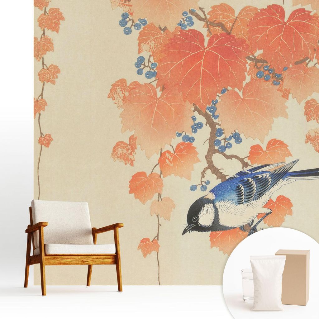 Fototapete - 250x250 cm - Tapete - Wandtapete - Wandbilder - Dekofolie - Tapete Folie - Wand - Dekoration - Wohnzimmer - Weinharmonie