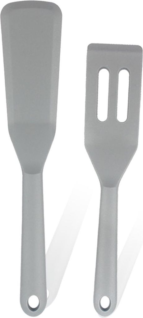 2 Stück dünne Silikonspatel, Omelettspatel, Pfannenwender, langer Crêpe-Spatel, hitzebeständiger Kochspatel, antihaftbeschichteter Pfannkuchens...