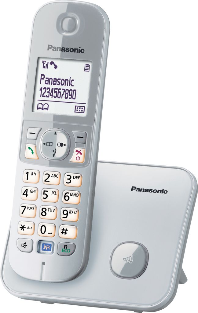 Telefono cordless Panasonic KX-TG6811GS argento perlato Immagine del prodotto 