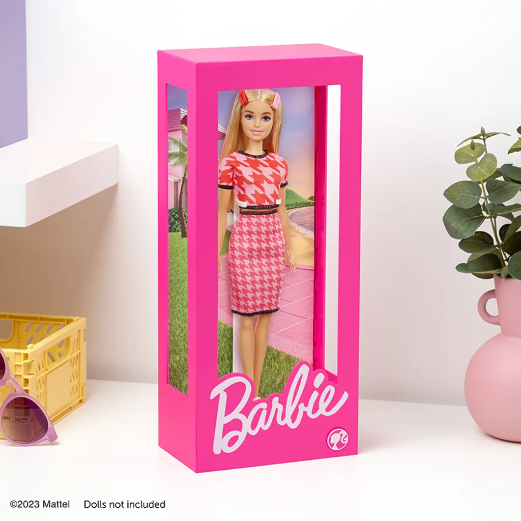 Présentoir Barbie avec éclairage LED - Vitrine d'exposition rigide - 9
