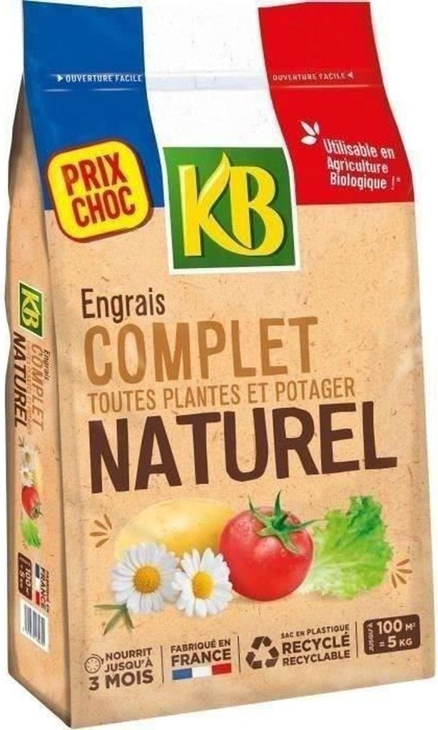 Volldünger 5 kg - Düngt bis zu 3 Monate - Reicht für bis zu 100 m²