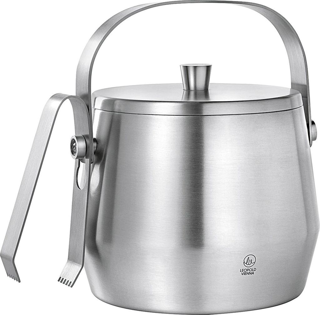LEOPOLD Eiswürfelbehälter 1L doppelw. Edelst. matt 465154 Image du produit 