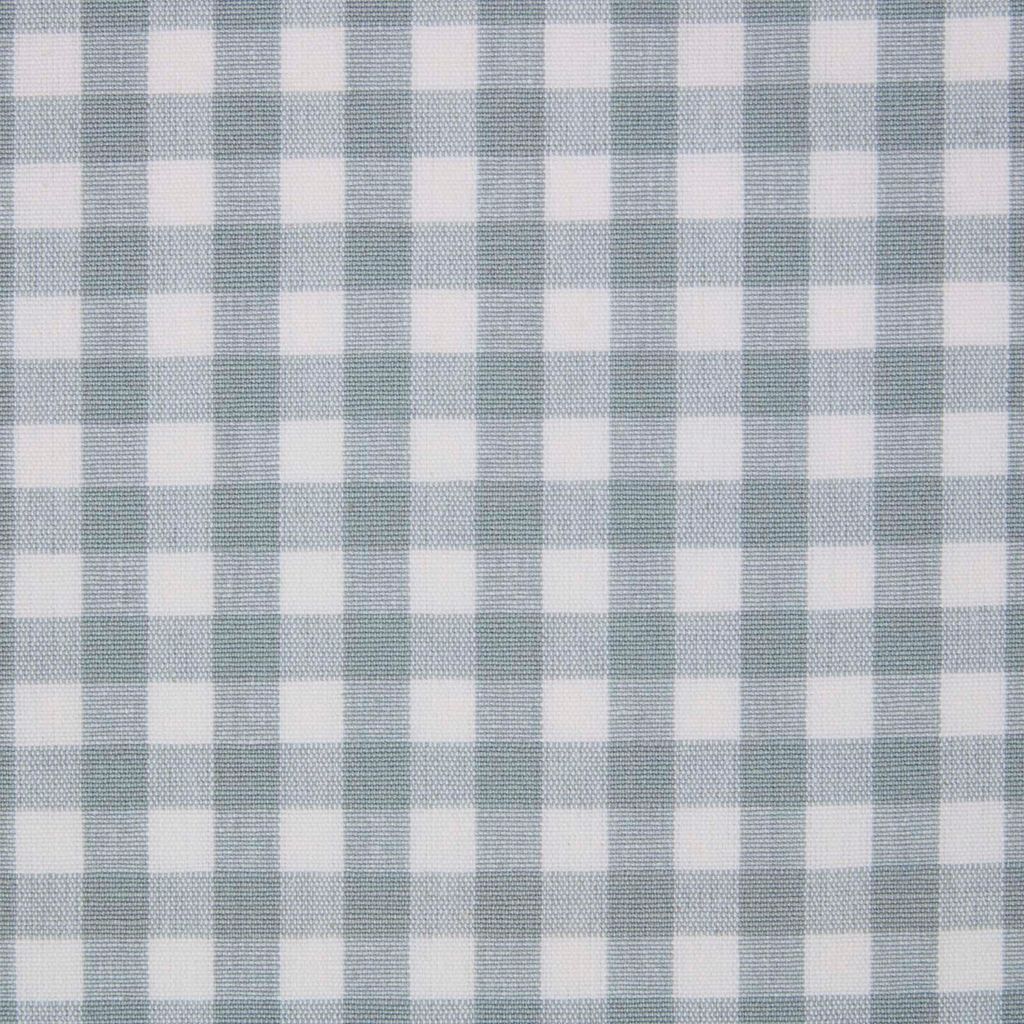 HOMESCAPES Vichy-Karo Baumwollstoff – Meterware blau-weiß, 150 cm breit