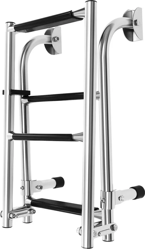 Échelle de bateau pliable pour tableau arrière - Accès bain et plongée