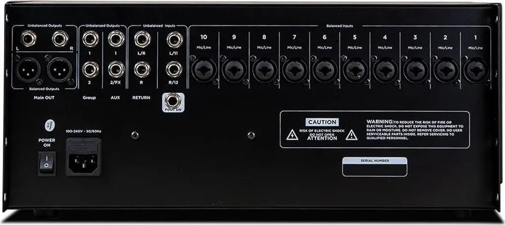 Table de Mixage Mark MRACK 12E Rackable 12 Canaux pour Sonorisation - 2