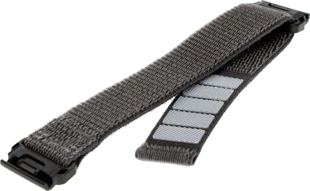 Cinturino Nylon FIXED Grigio Scuro 22mm QuickFit per Smartwatch Garmin