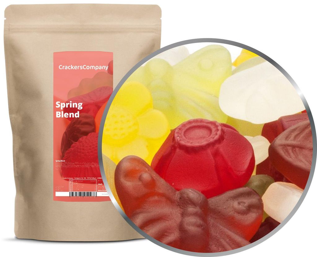 CrackersCompany Fruchtsaft-Mischung (Spring Blend), ZIP-Beutel 700 g