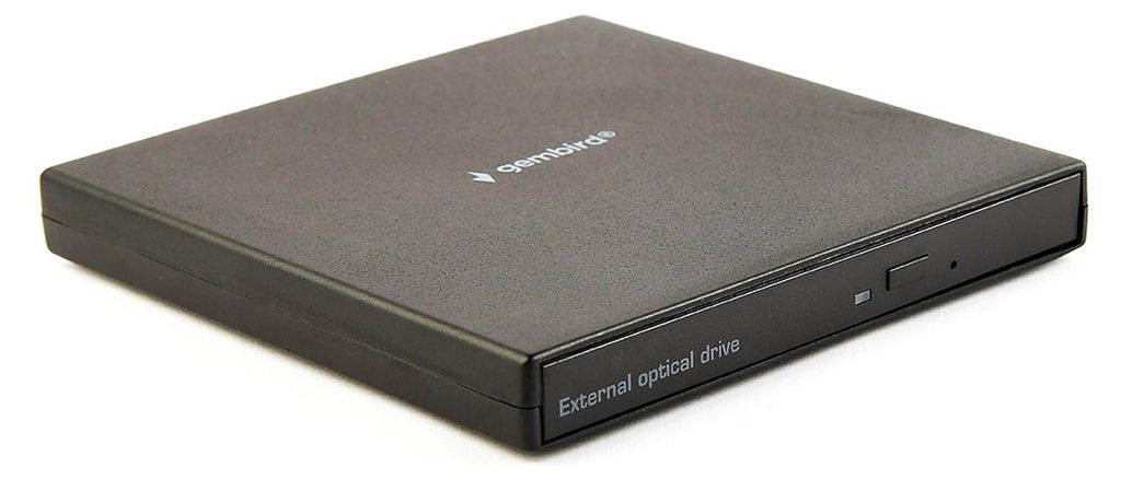 gembird DVW EXT SLIM DVD-USB-04 black USB2.0 DVD8x CD24x Immagine del prodotto 