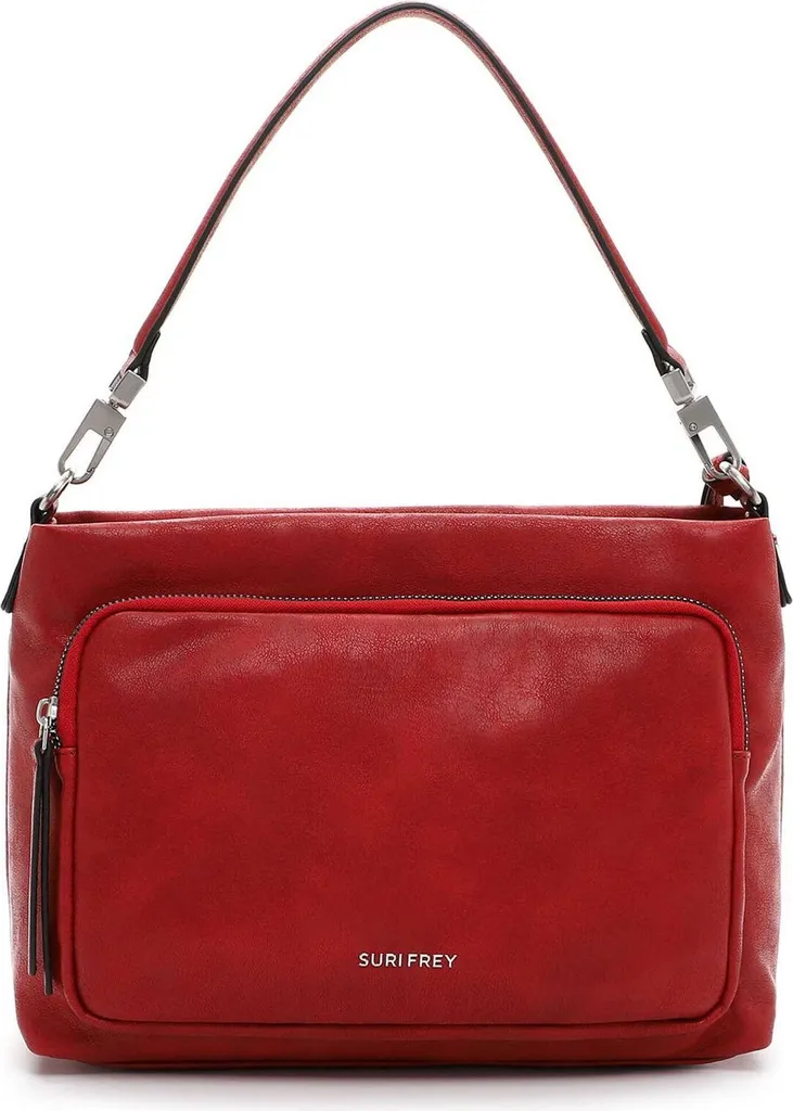 Sac à épaule SURI FREY Carly rouge foncé : fini les sacs lourds et rigides