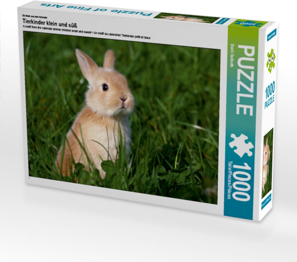 CALVENDO Puzzle Ein Motiv aus dem Kalender Tierkinder klein und süß 1000 Teile Puzzle quer | 1000 Teile Lege-Größe 64x48cm Foto-Puzzle für gl...