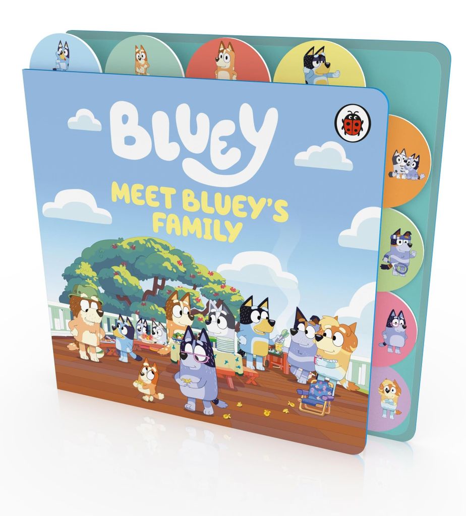 Bluey: Meet Bluey's Family: Tabbed Board Book
