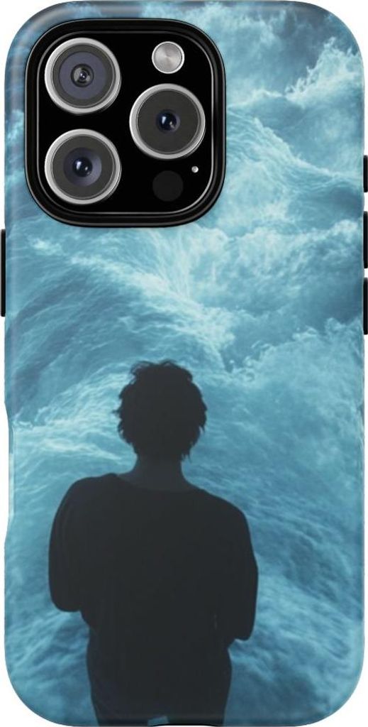 Imposante Wasserwellen – Hülle Kompatibel mit iPhone 16 Pro