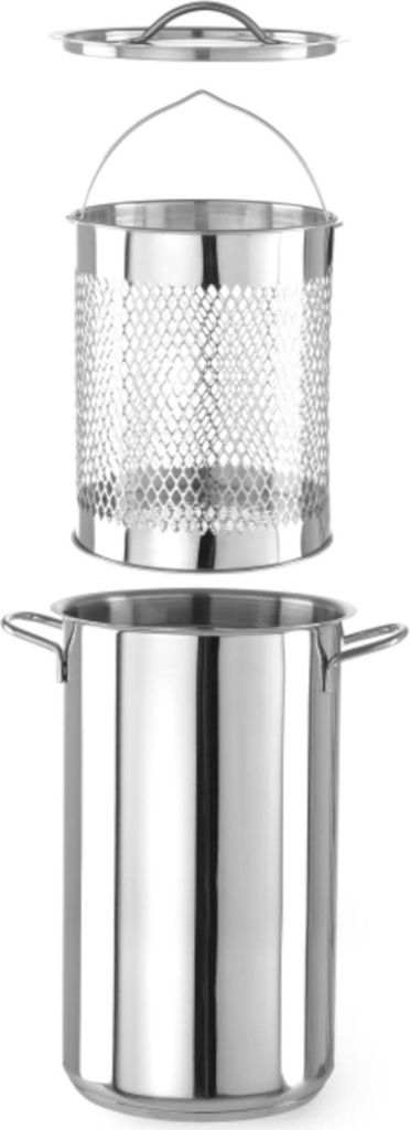 Spargel-Nudeltopf mit XL-Deckel-Einsatz 5,5 l - Hendi Produktbild 